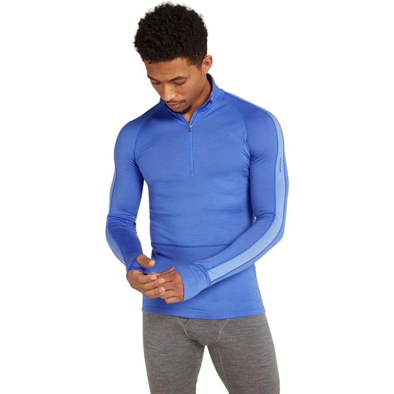 icebreaker Merino 200 ZoneKnit Long Sleeve Half Zip Thermal Top – Men’s