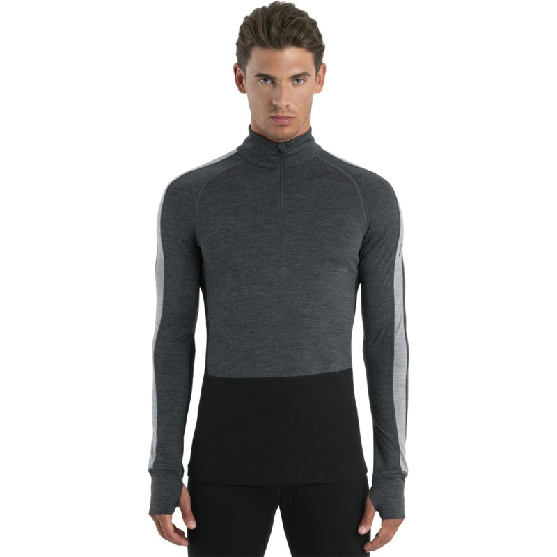 icebreaker 200 ZoneKnit Merino Long Sleeve Half Zip Thermal Top – Men’s