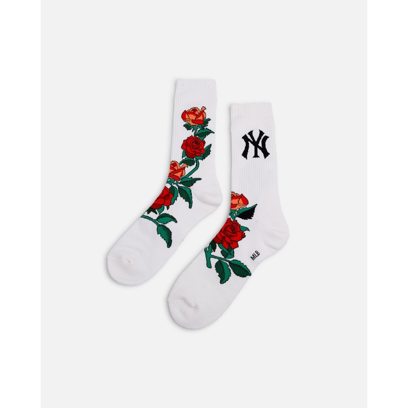 Pro Compression New York Yankees Rose Crew Sock White ONE