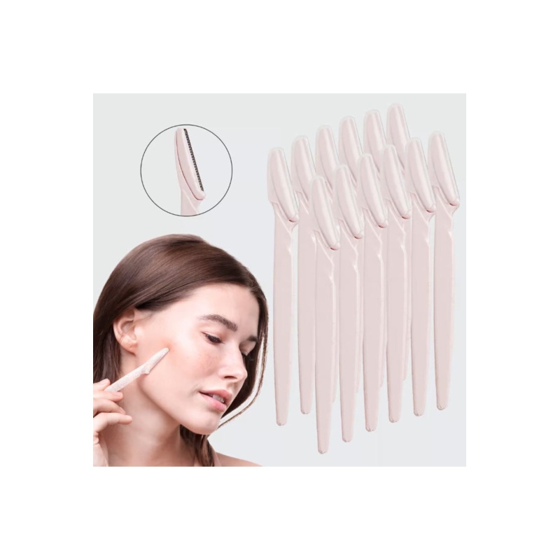 12 Pack Eco-Friendly Dermaplaner Blush