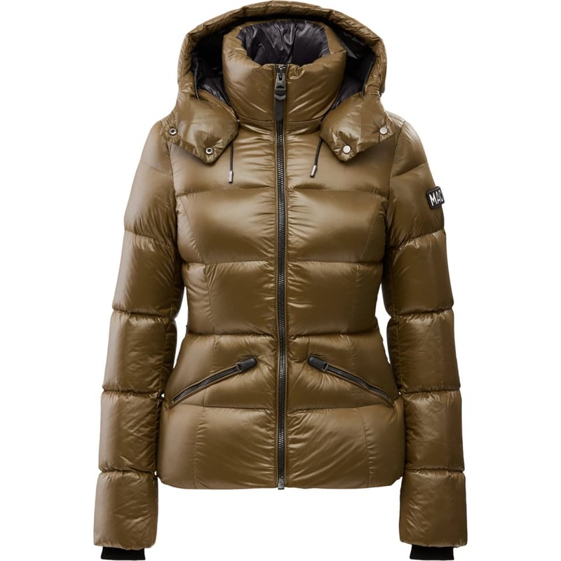Mackage Madalyn Lustrous Light Down Jacket with Hood – Women’s