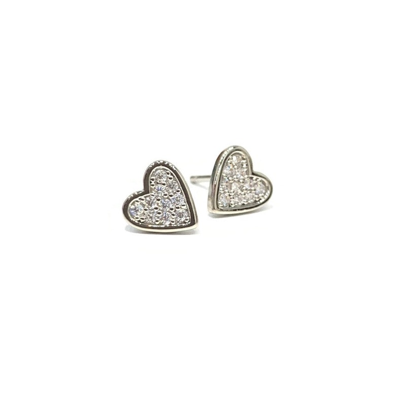 Mi Amore Stud Earrings Gold
