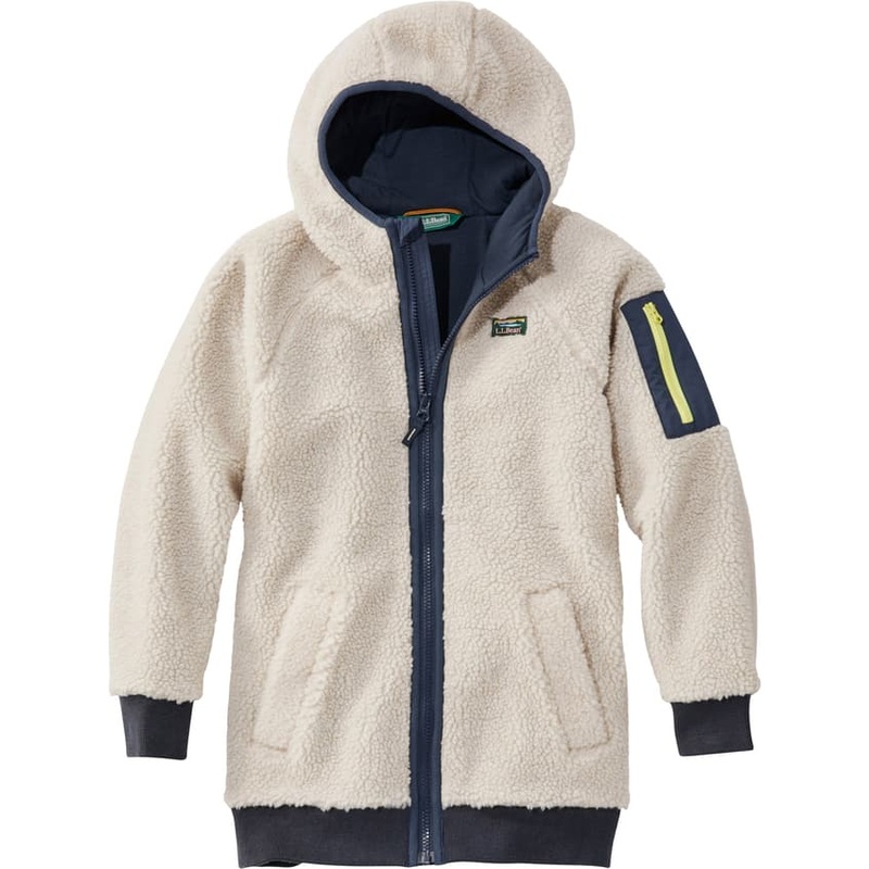 L.L. Bean Sherpa Fleece Long Coat – Kids