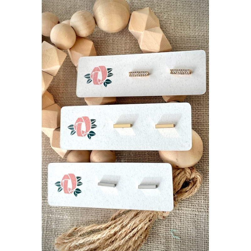 Line Dance Studs Gold