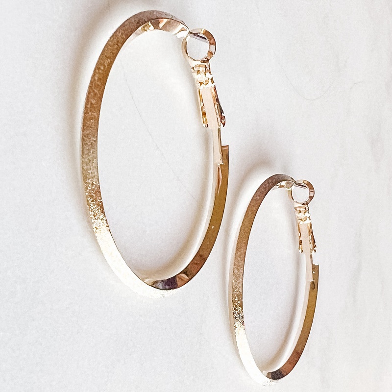 Shimmery Hoop Gold