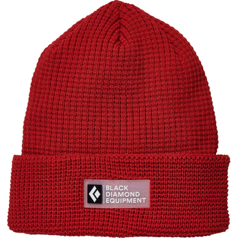 Black Diamond Double Waffle Beanie – Unisex