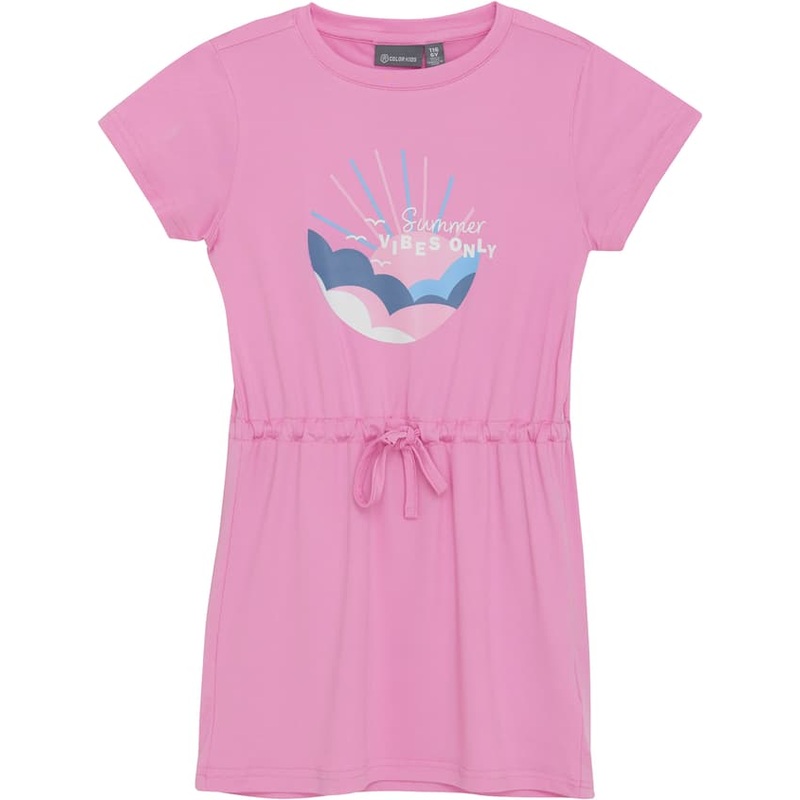 Color Kids Printed Short Sleeve Dress – Girls