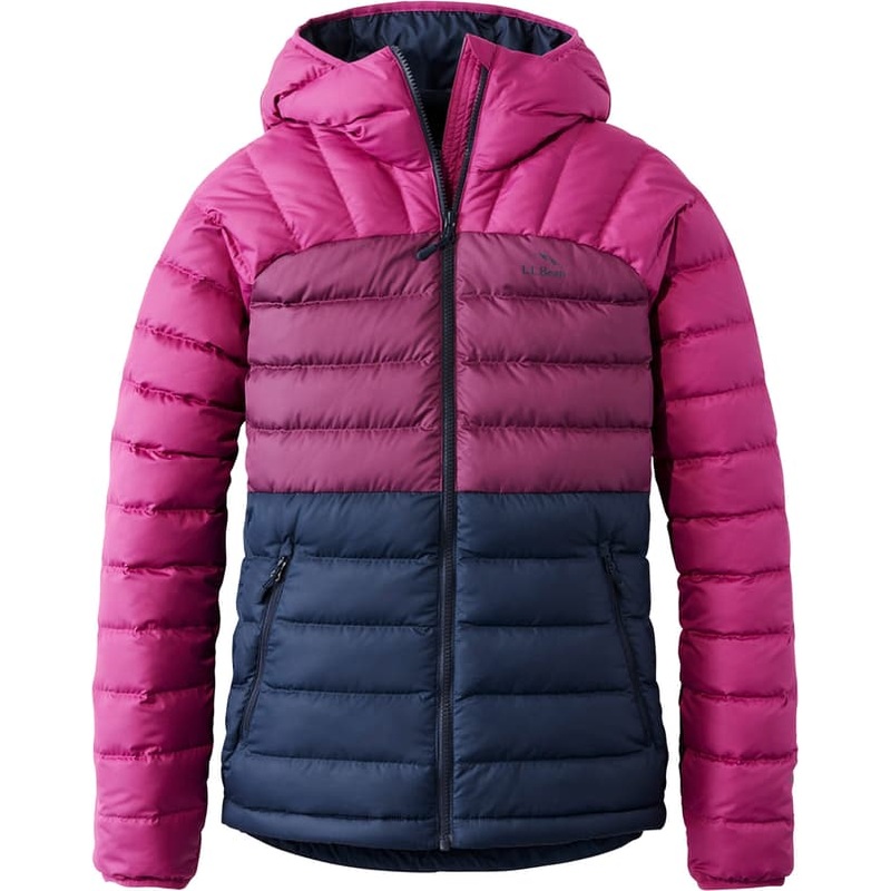 L.L. Bean Bean’s Down Colorblock Hooded Jacket – Women’s