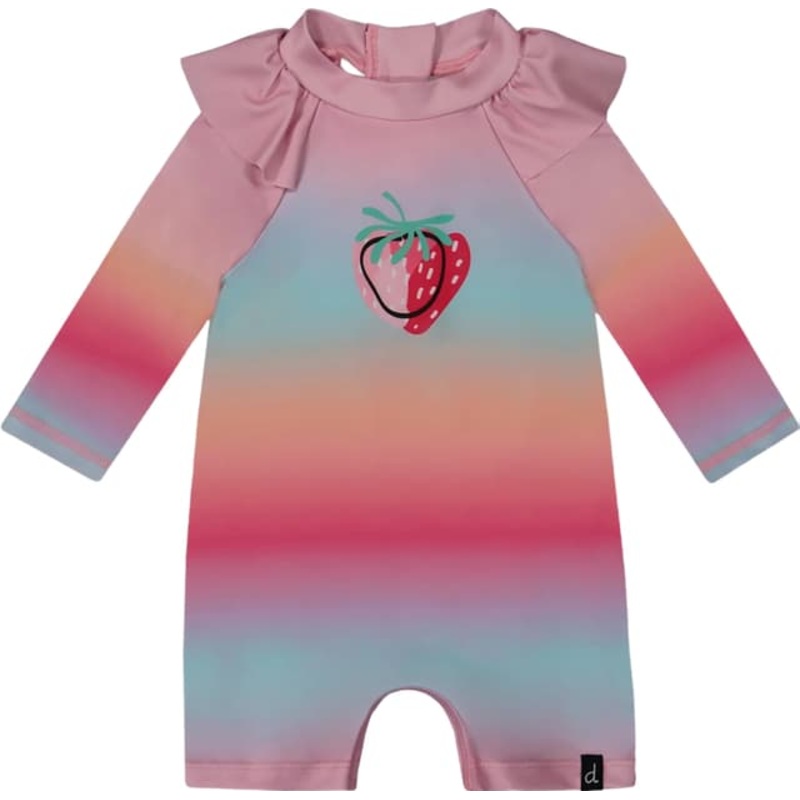 Deux par Deux One-Piece Long Sleeve Rashguard – Baby Girl