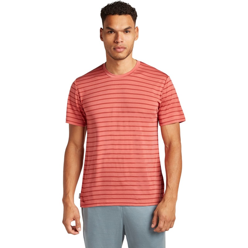 icebreaker Drayden Merino Blend Stripe Short Sleeve T-Shirt – Men’s